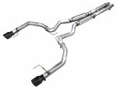 AWE 2024 Ford Mustang GT Fastback S650 RWD Track Edition Cat-Back Exhaust w/ Dual Diamond Black Tips