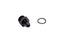 BTR AN FITTINGS - AN TO ORB ADAPTER - 8 ORB TO -6AN - BLACK - ADPT-02-004