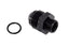 BTR AN FITTINGS - AN TO ORB ADAPTER - 8 ORB TO -12AN - BLACK - ADPT-02-014