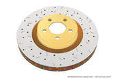 DBA 08-09 Charger / Magnum / Challenger SRT8 w/ Brembo Front Drilled & Slotted 4000 Series Rotor