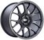 BBS CH-R 19x10 5x130 ET38 CB71.6 Satin Titanium Polished Rim Protector Wheel