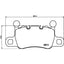 Brembo 20-21 Porsche 911/Panamera/Cayman/718 Cayman/718 Spyder Rear Low-Met Brake Pad