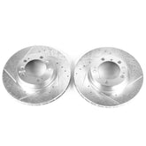 Power Stop 99-08 Porsche 911 Front Evolution Drilled & Slotted Rotors - Pair