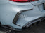 BMW F93 M8 Carbon Fiber Rear Bumper Trims