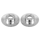 Power Stop 11-17 BMW X3 Rear Evolution Drilled & Slotted Rotors - Pair