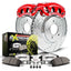 Power Stop 03-04 Infiniti G35 Rear Z26 Street Warrior Brake Kit w/Calipers