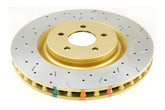 DBA 05-10 Mustang GT V8 Shelby Edition Front Drilled & Slotted 4000 Series Rotor