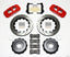 Wilwood AERO4 Rear Kit 14.25in Drilled Red 2006-10 Magnum/Challenger/Charger/300C