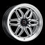 Weld Racing 20x7 Laguna 6 Drag 6x135 ET13 BS4.50 Gloss BLK MIL DIA 87.1