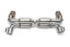 Fabspeed Porsche 996 Turbo Supersport 70mm X-Pipe Exhaust System (2000-2005)