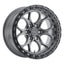 Weld Off-Road W107 Ledge 17x9 6x135 BP 0mm ET 5in BS 87.1mm Bore Satin Gun / Black Ring Wheel