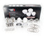 BTR CP PISTON & RING SET - GEN III HEMI - 4.095" BORE - 4.050" STROKE - 6.125" ROD - 3CC FLAT TOP - BTRCP-HEMI40951125-FT-8