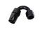 BTR AN FITTINGS - 150° - 8AN HOSE END - BLACK - HF-150-08