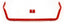 BMR 05-10 S197 Mustang Front Hollow 35mm 3-Hole Adj. Sway Bar Kit - Red
