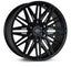 Vossen HF6-5 20x10 / 6x135 / ET-18 / Super Deep Face / 87.1 - Satin Black Wheel