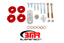 BMR 15-17 S550 Mustang Differential Lockout Bushing Kit (Polyurethane) - Red