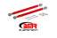 BMR 16-17 6th Gen Camaro Rear Double Adj. Rod Ends Toe Rods - Red