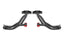 BMR 10-14 Ford Mustang Non-Adj. Lower A-Arms Delrin/Rod w/ 19mm Tall Ball Joint - Black Hammertone