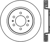 StopTech 10-16 Ford F-150 Slotted & Drilled Front Right Sport Brake Cryo Rotor