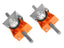 aFe Control PFADT Series Engine Mount Set; Chevrolet Corvette (C5/C6) 97-13 Orange