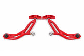 BMR 10-14 Ford Mustang Adj. Lower A-Arms w/ Delrin/Rod End / 19mm Tall Ball Joint - Red