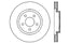 StopTech Drilled Sport Brake Rotor