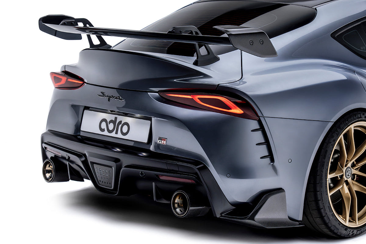 ADRO A90 Supra Carbon Rear Bumper Winglet Set