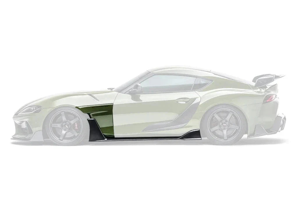 ADRO A90 Supra Carbon Side Skirt Set - V2 Secondary image