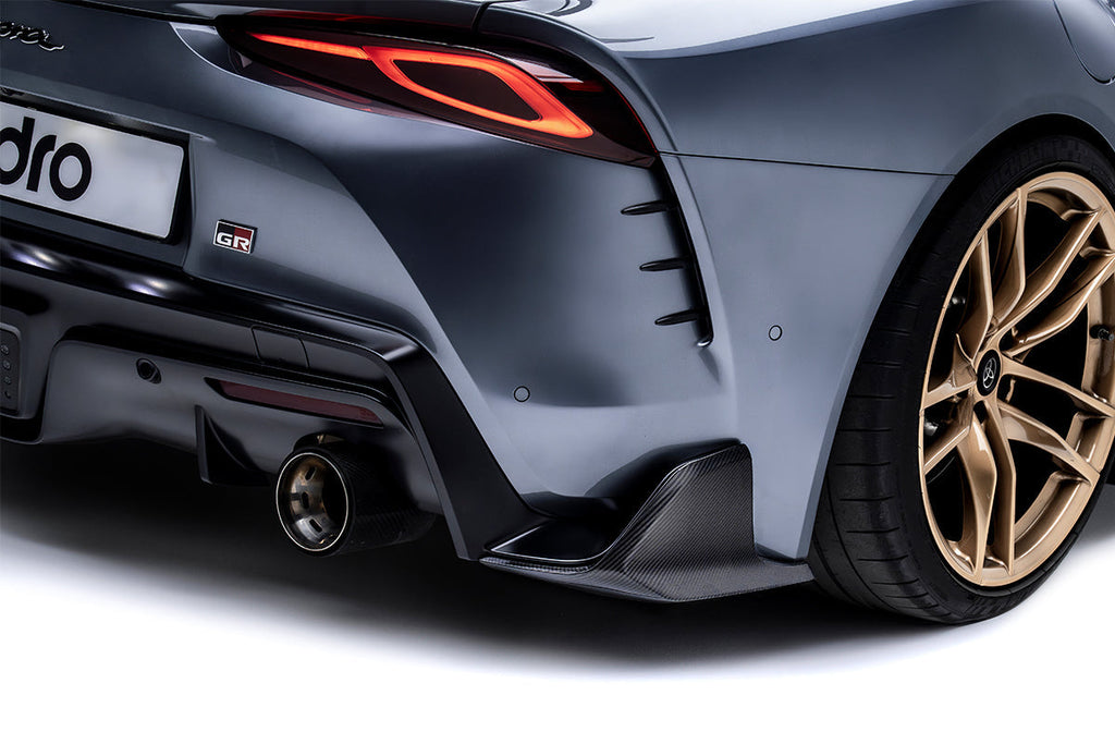 ADRO A90 Supra Carbon Rear Bumper Winglet Set