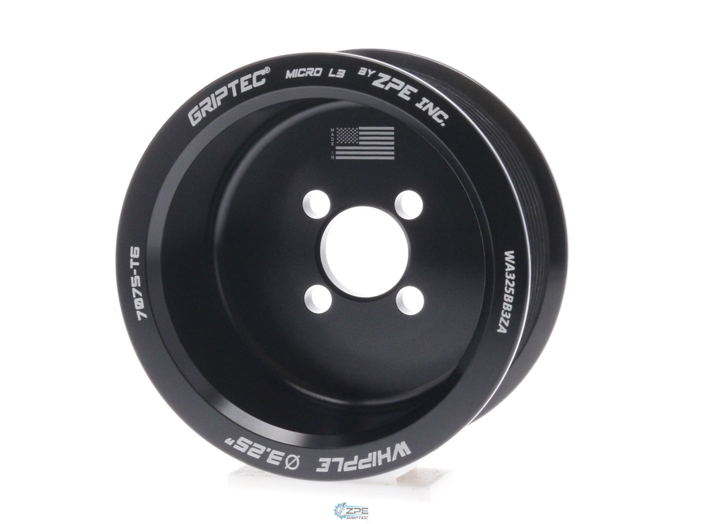 ZPE GripTec® Whipple Cobra 10 Rib Supercharger Pulley