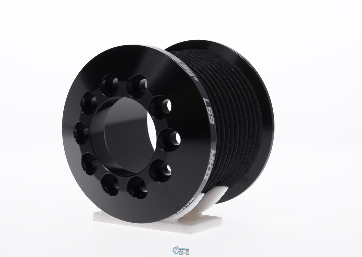 2.35" 11 Rib ZPE GripTec® 2pc MKII LS9 L3V Black Pulley Only