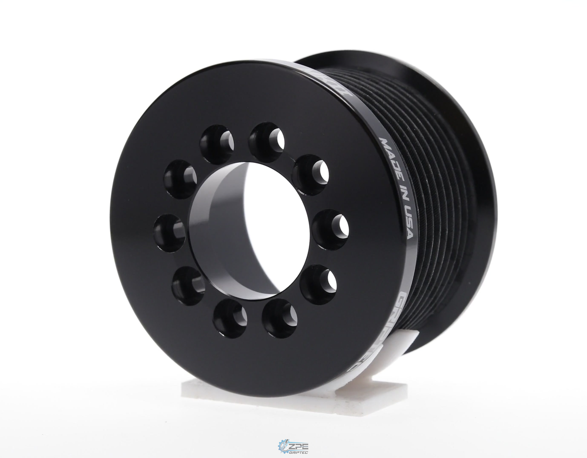 ZPE GripTec® 2pc MKII LSA 10 Rib Black Supercharger Pulley