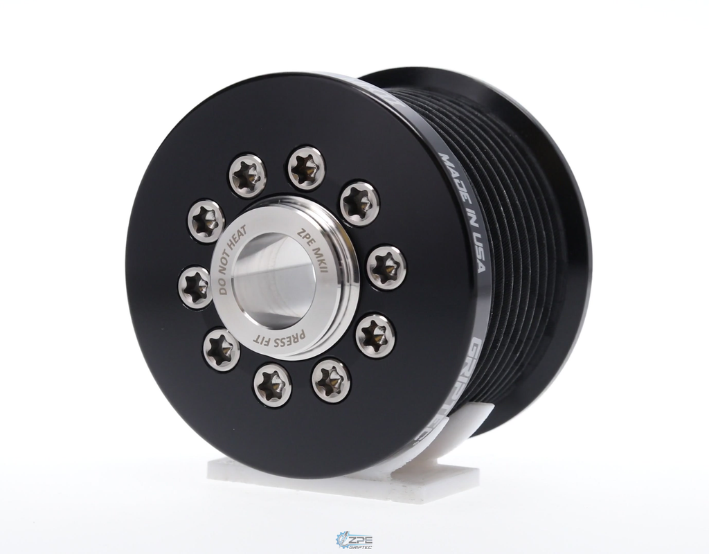 ZPE GripTec® 2pc MKII LSA 10 Rib Black Supercharger Pulley