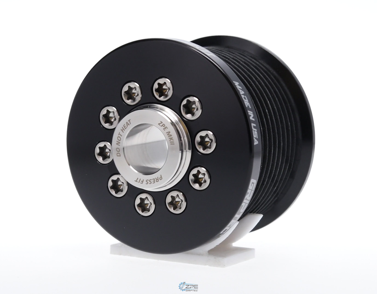 ZPE GripTec® 2pc MKII LSA 10 Rib Black Supercharger Pulley