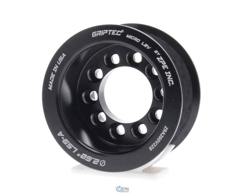 ZPE GripTec® MKII LS9 to LSA Conversion 8 Rib Supercharger Pulley