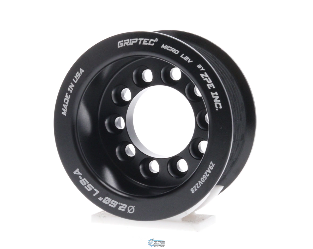 ZPE GripTec® MKII LS9 to LSA Conversion 8 Rib Supercharger Pulley