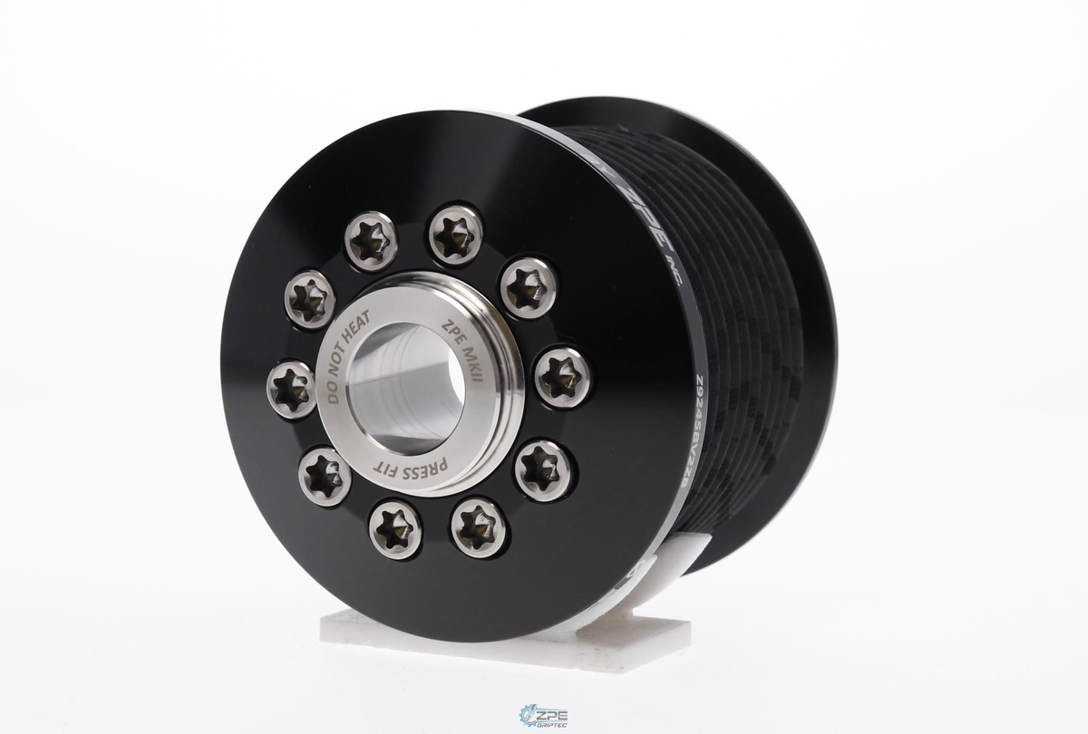 ZPE GripTec® 2pc MKII LS9 11 Rib Black Supercharger Pulley