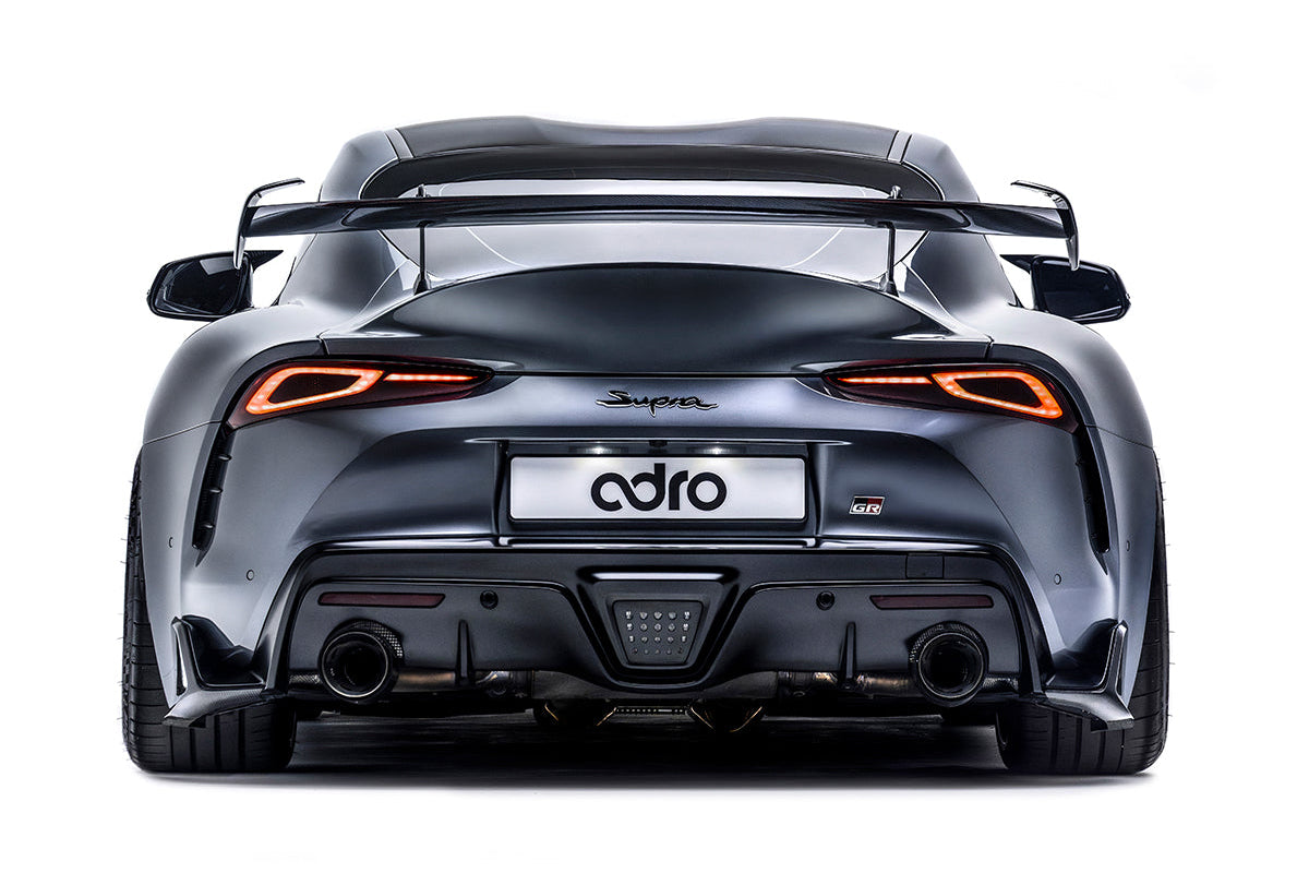 ADRO A90 Supra Carbon Rear Bumper Winglet Set