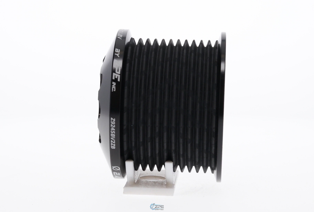 ZPE GripTec® 2pc MKII LS9 11 Rib Black Supercharger Pulley