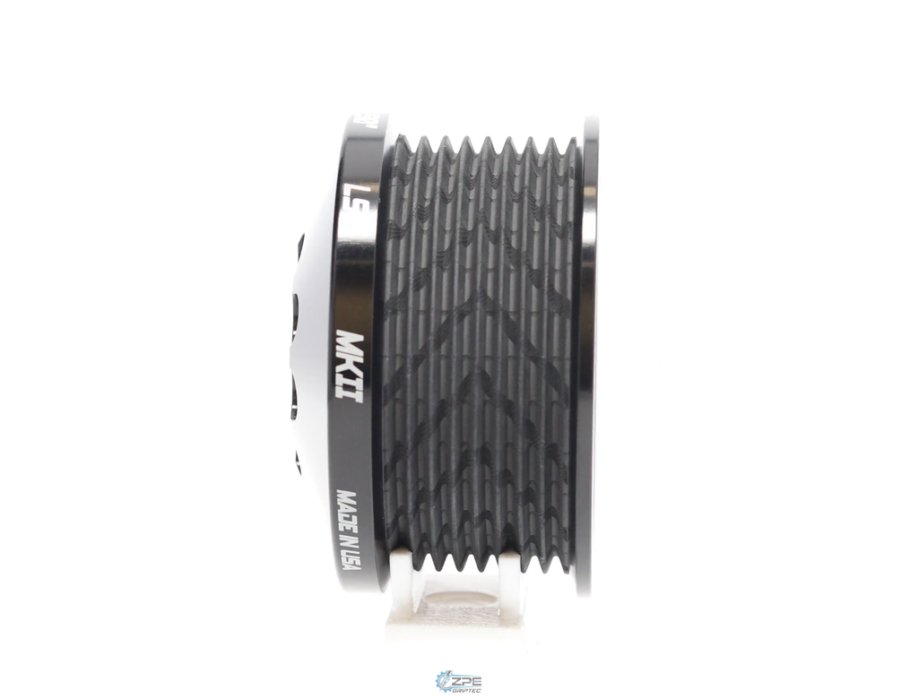 2.90" 8 Rib ZPE GripTec® 2pc MKII LSA L2V Black Pulley Only