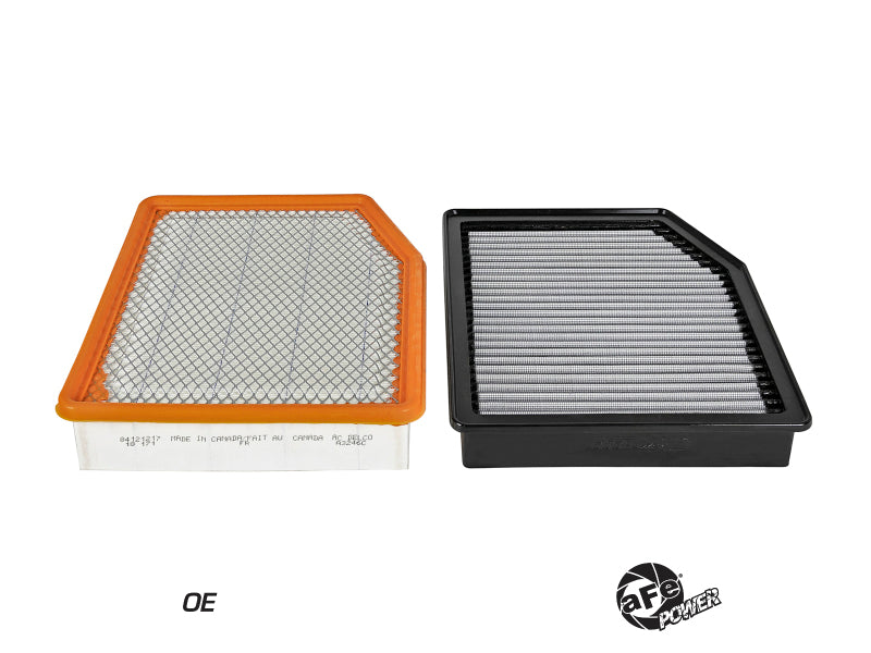aFe MagnumFLOW Pro DRY S OE Replacement Filter 2019 GM Silverado/Sierra 1500 V6-2.7L/4.3L/V8-5.3 (view 2)
