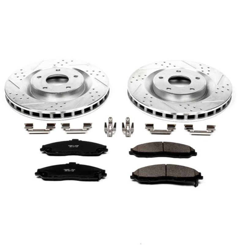 Power Stop 05-07 Cadillac XLR Front Z23 Evolution Sport Brake Kit Main image