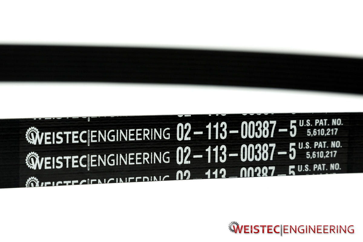 Supercharger Belt, Weistec Supercharged, 62.5mm & 65mm Pulley
