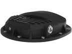 aFe Power Pro Series AAM 9.5/9.76 Rear Diff Cover Black w/Mach Fins 14-19 GM Silverado/Sierra 1500 (view 2)