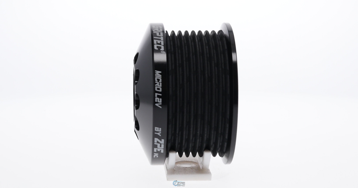 2.65" 8 Rib ZPE GripTec® 2pc MKII LSA L2V Black Pulley Only