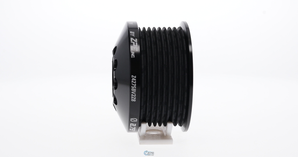 2.75" 8 Rib ZPE GripTec® 2pc MKII LT4 L2V Black Pulley Only