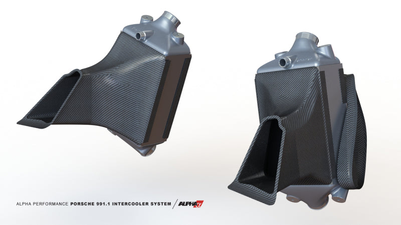 AMS Performance Porsche 997.1TT Alpha Intercooler System (For Stock Framed Turbos) (view 15)