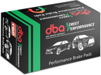 DBA 03-06 EVO / 04-09 STi / 03-07 350Z Track Edition/G35 w/ Brembo SP500 Rear Brake Pads (view 3)