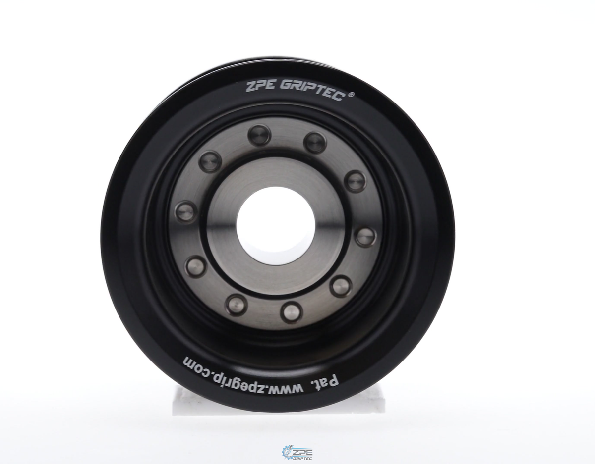 ZPE GripTec® 2pc MKII LSA 10 Rib Black Supercharger Pulley