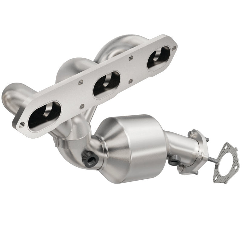 MagnaFlow Conv 06-08 Porsche Cayman DF SS OEM Grade Driver Side Catalytic Converter w/Header Main image